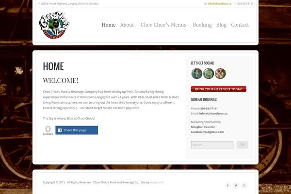 Restaurant theme site design template sample