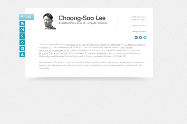 Biopic theme site design template sample