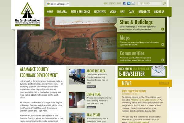 choosealamance.com site used Aced