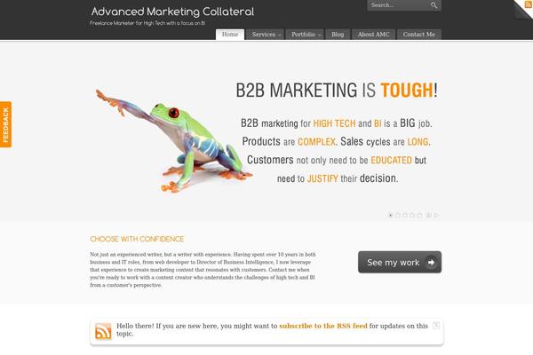 PureVISION theme site design template sample