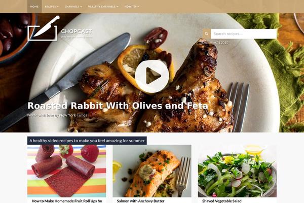 VideoTube theme site design template sample