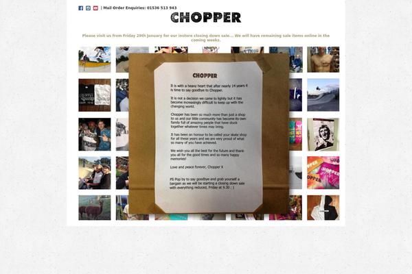 Chopper theme websites examples
