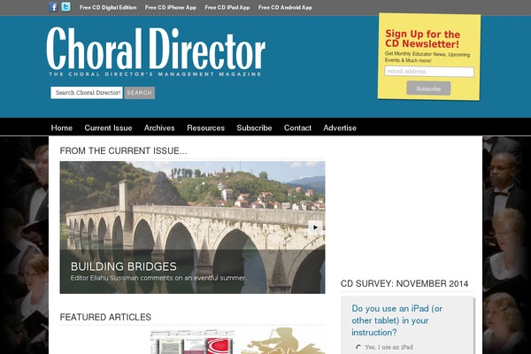 choraldirectormag.com site used Cd