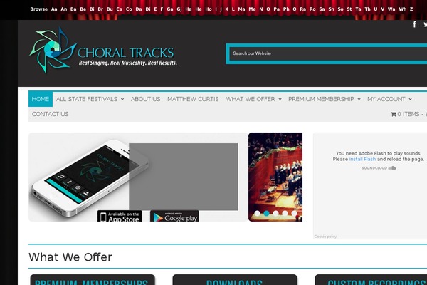 choraltracks.com site used Mjc