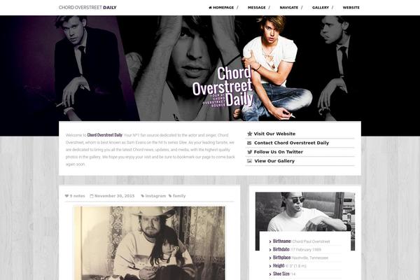 V2 theme site design template sample