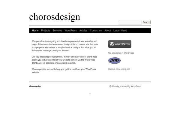 choros theme websites examples