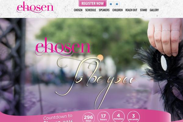 Chosen theme site design template sample