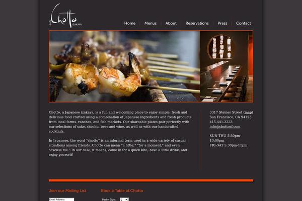 Carta theme site design template sample