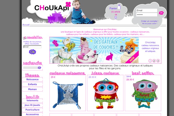 choukapi.com site used WP-Creativix