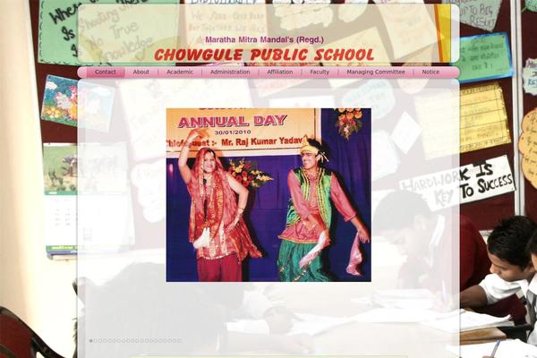 Cp theme site design template sample
