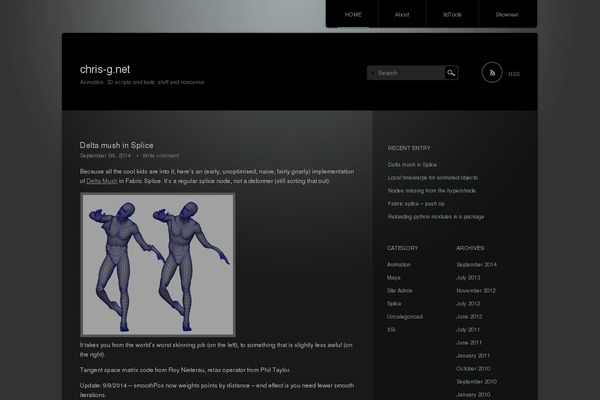 Piano Black theme site design template sample