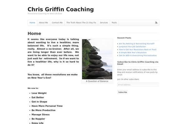 chris-griffin.com site used Canvas