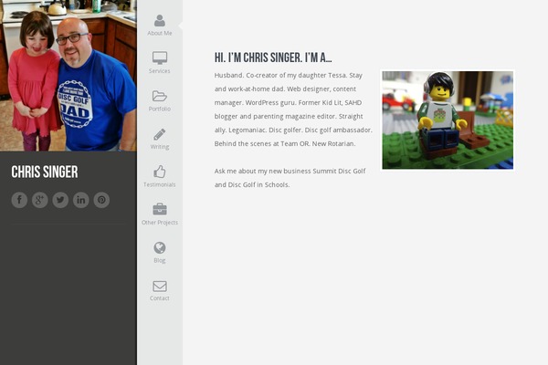 chris-singer.com site used Profiler