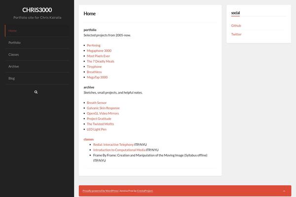 Annina theme site design template sample