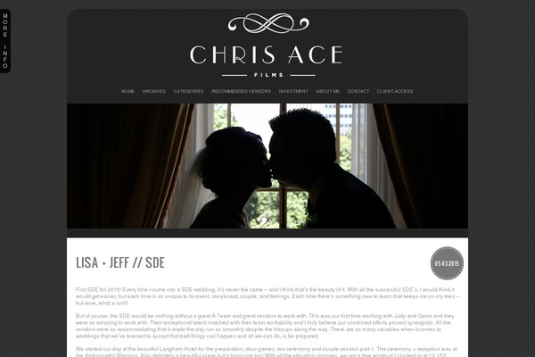 Prophoto4 theme site design template sample