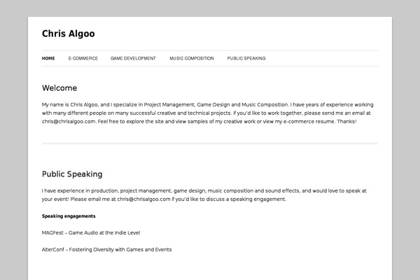Site using bxSlider integration for WordPress plugin