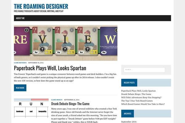 MH Newsdesk lite theme site design template sample