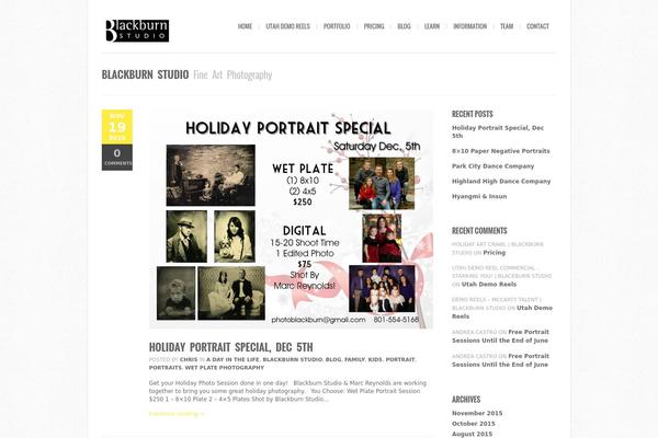 Bigbang theme site design template sample