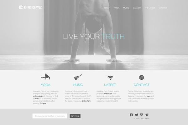 chrischavez.com site used Cooperative