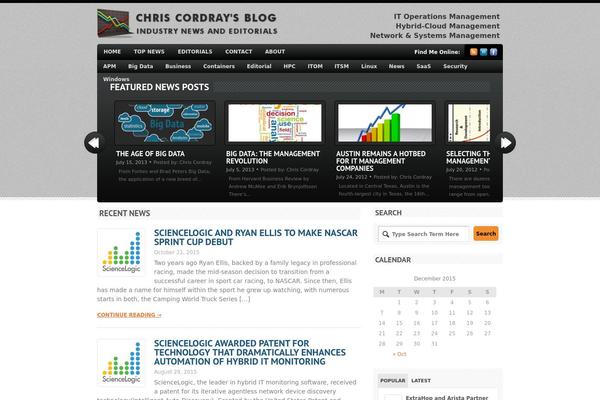 Bold News theme site design template sample