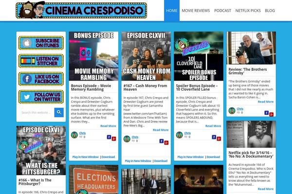 pintercast theme websites examples