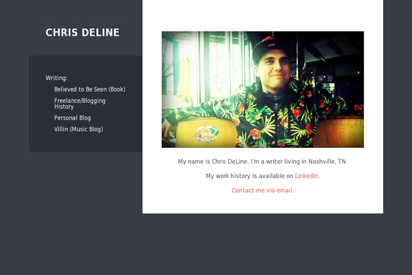 chrisdeline.com site used Oaknut
