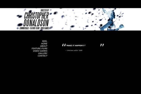 Minimalist theme site design template sample