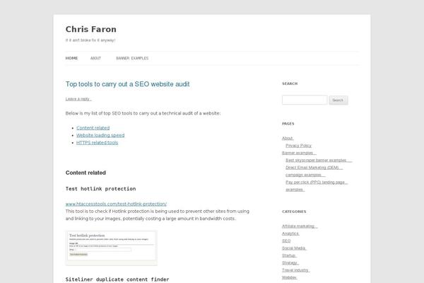 Site using Simple Social - Sharing Widgets & Icons plugin