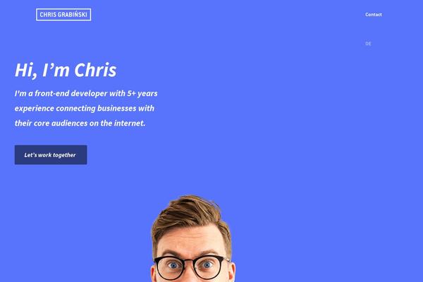 chrisgrabinski.com site used Chrisgrabinski