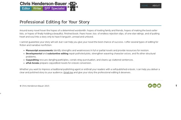 Fruitful theme site design template sample