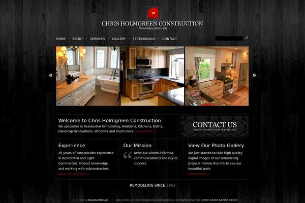 chrisholmgreenconstruction.com site used Dark-atlantica