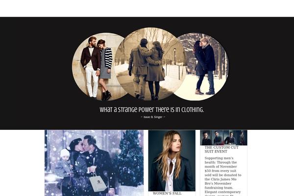 Spaces theme site design template sample