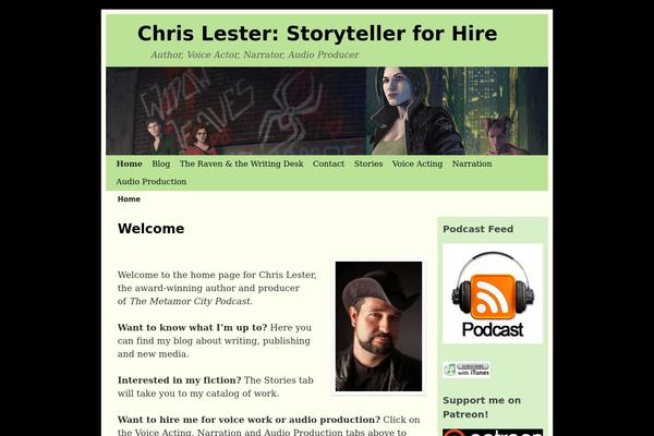 chrislester.org site used Weaver II