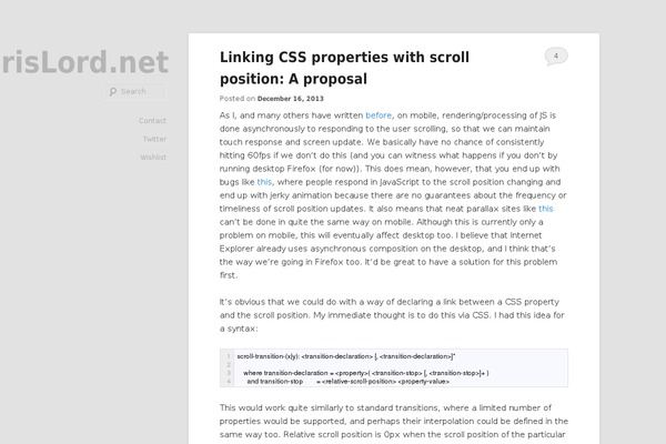 Site using Urvanov-syntax-highlighter plugin