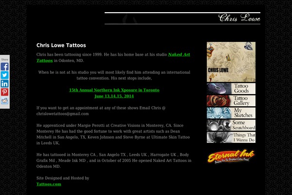 Twenty Ten theme site design template sample