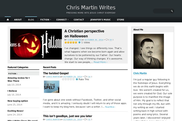 WordPress website example screenshot