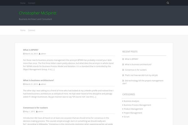 CleanPress theme site design template sample