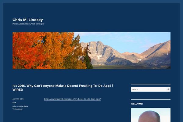 Twenty Sixteen theme site design template sample