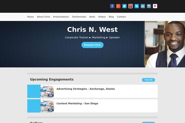 Ambition theme site design template sample