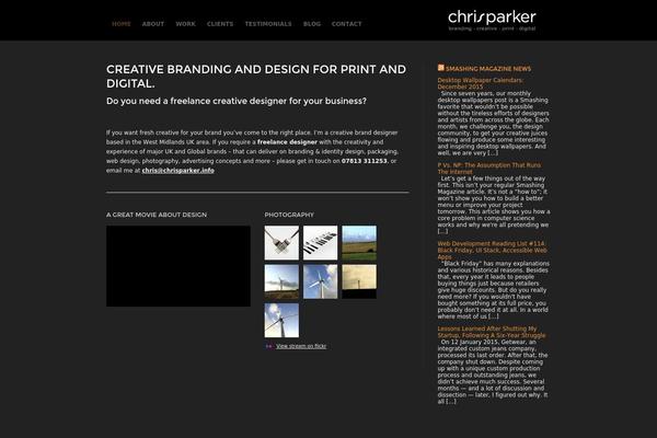 Clique theme site design template sample
