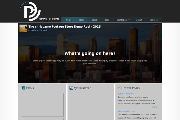 Hazel Child theme site design template sample