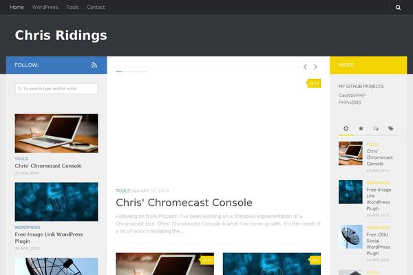 Site using WP Github plugin