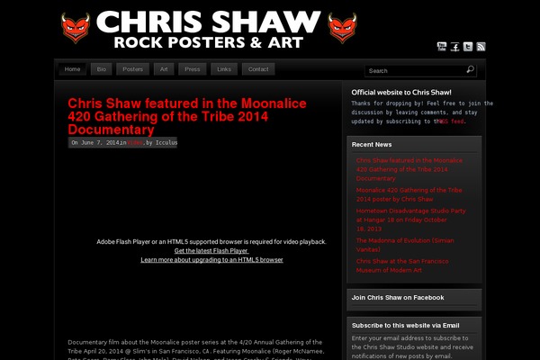 chrisshawstudio.com site used Stationpro3_dev