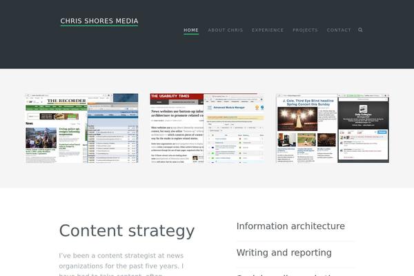 Ampersand theme site design template sample