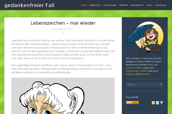 Story theme site design template sample
