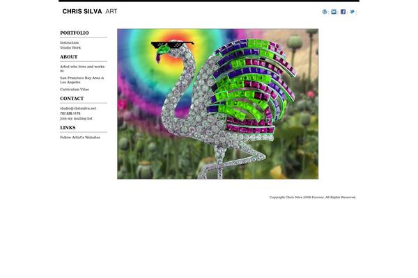 chrissilva.net site used Swissdessign