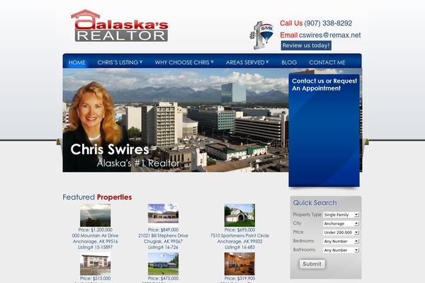Broker theme site design template sample