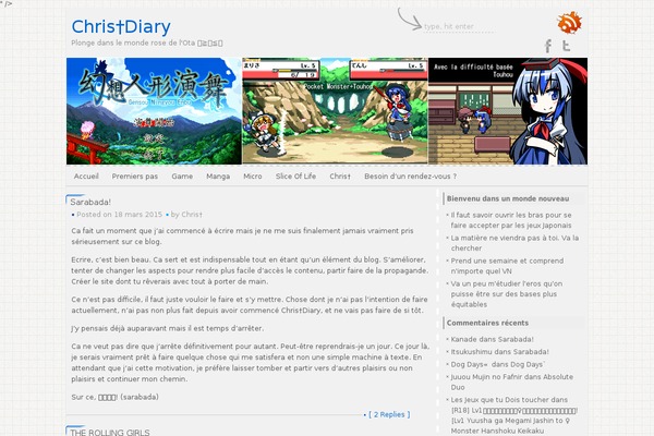 christ-diary.com site used Dot-B