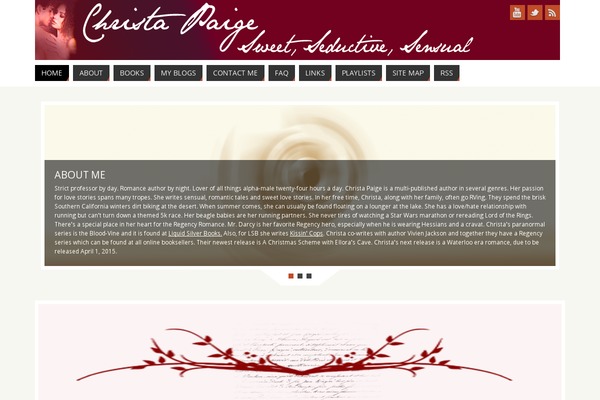 christapaige.com site used Parabola