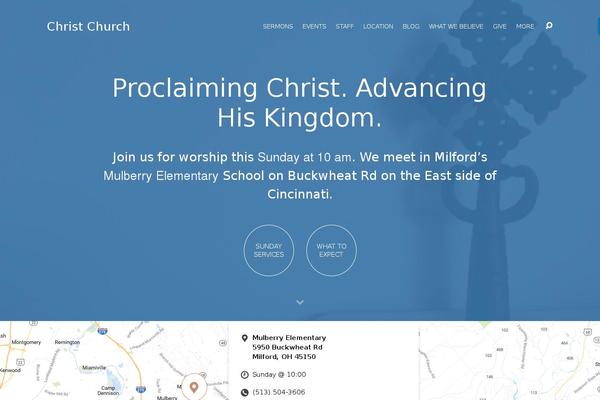 Maranatha theme site design template sample